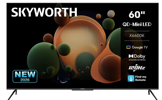 Skyworth 60” QD-MiniLED 120Hz Cinema Google TV